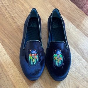 Tory Burch Beetle Smoking Slipper